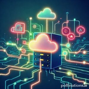 Sebuah ilustrasi abstrak yang menampilkan aliran data yang cepat dan berbagai ikon teknologi (seperti server, cloud, CPU, simbol AI) yang terhubung oleh garis-garis bercahaya, merepresentasikan data streaming dan kecerdasan buatan. Warna-warna cerah dan dinamis mendominasi, seperti biru, ungu, dan hijau neon.