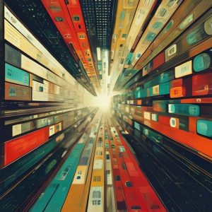 Gambaran visual representasi digital dari data yang aman, dilindungi oleh perisai teknologi Arupa, dengan latar belakang server cloud yang futuristik dan aman.